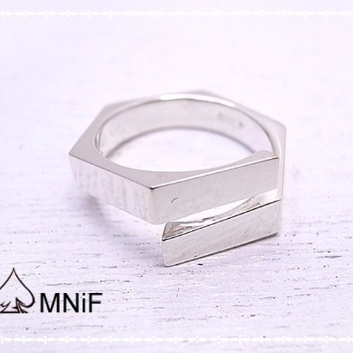 Nodo シルバーリング Ф MNiF Split Nut Ring シルバーリング 指輪 SV925 silver r1300