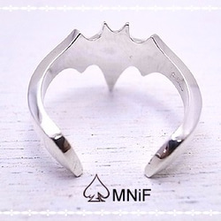 MNiF　シルバーリング　Bat Ring　r1300-010 2枚目の画像