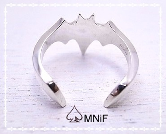 MNiF　シルバーリング　Bat Ring　r1300-010 2枚目の画像