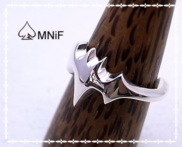 MNiF　シルバーリング　Bat Ring　r1300-010 5枚目の画像
