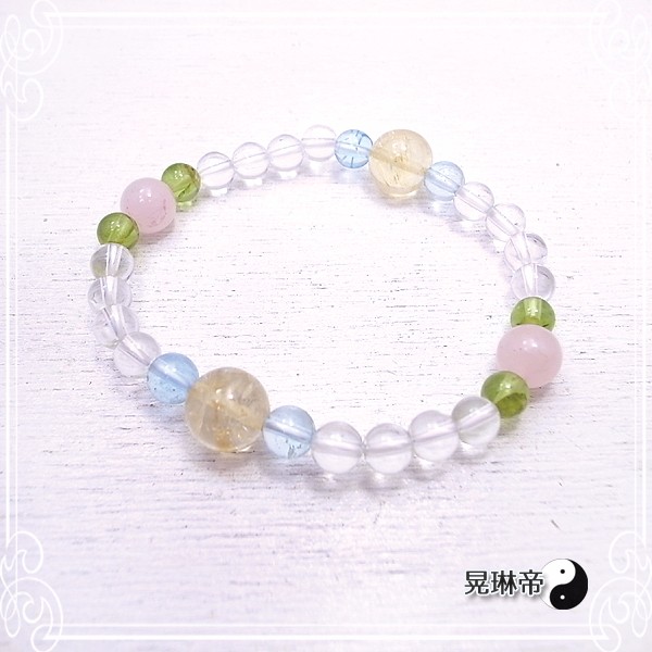 晃琳帝　天然石ブレスレット　de-72-kr-6