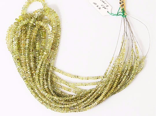 天然石 ビーズ ライン 卸売　キャッツアイ（Catseye）/ロンデルビーズ　stg-b-55　単価(1/2連)