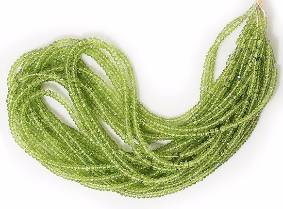 天然石 ビーズ ライン 卸売 ペリドット（Peridot）/カットビーズ stg-b