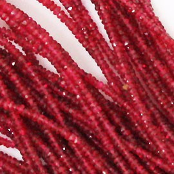 天然石珠批發行紅色尖晶石（紅色尖晶石）/切珠STG-B-05單價（1/4系列） 第2張的照片