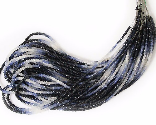 天然石 ビーズ ライン 卸売 サファイア（Sapphire）/カットビーズ stg