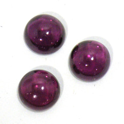 天然石 ルース 卸売　ロードライトガーネット rhodolitegarnet 石榴石　ラウンドカボション　4mm 4枚目の画像