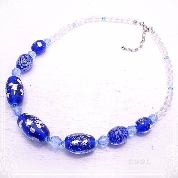 ガラスアート COOL　 ネックレス　de-17-cl-82