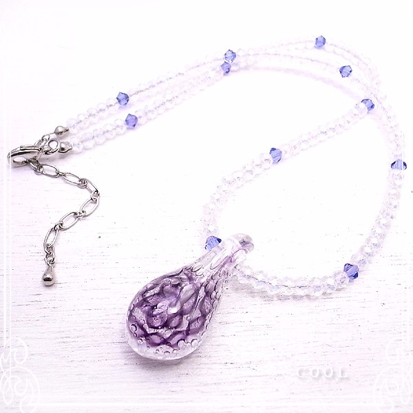 ガラスアート COOL　 ネックレス　de-17-cl-83