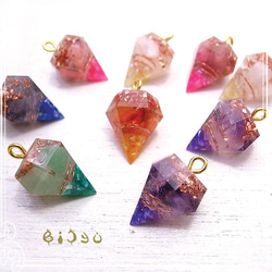 Bishu Mini Mini Diamond Type Orgonite ★ Charm Type ★ Coated 27款 第8張的照片