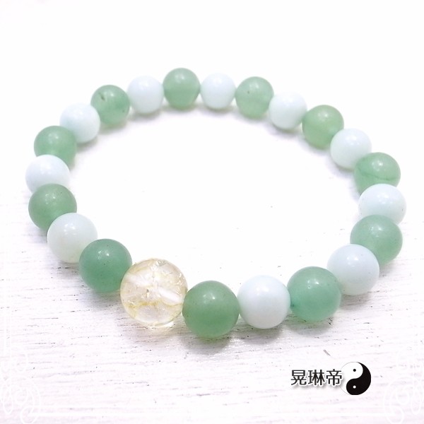 晃琳帝　天然石ブレスレット　de-72-kr-22