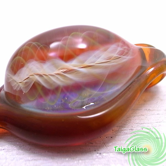 TaigaGlass　ペンダントトップ　de-03-tg386 2枚目の画像