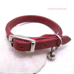 PANDA JEWELRY パンダの首輪(ブレス)赤 de-12-pj-084 ブレスレット