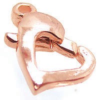 在庫限り！　シルバークラスプパーツ　sv-cl-33-color　ピンク（10個セット）