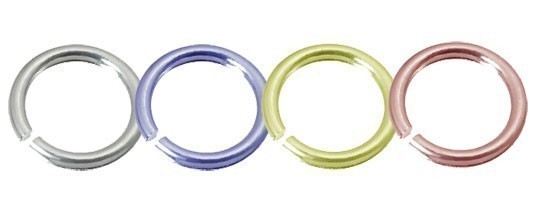 貴金属の材料　シルバーリングパーツ　sr01　約 7mm T1.0mm　100個セット