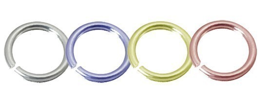 貴金属の材料　シルバーリングパーツ　sr01　約 8mm T1.5mm　100個セット
