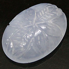 天然石 大きいBIG ルース裸石　ブルーレースアゲート　オーバルカボション　ti-lo-27