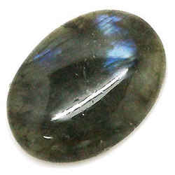 石大的大松裸拉長石（labradolite）橢圓形凸圓形TI-LO-9-40 第1張的照片