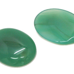 石大的大松裸石綠玉（綠瑪瑙）橢圓形凸圓形TI-LO-3 第2張的照片