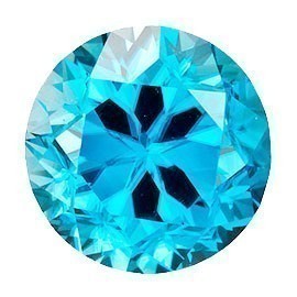 カラーダイヤモンド ルース販売　SI quality　ブリリアントカット　スカイブルー　diac-skb　2.7mm