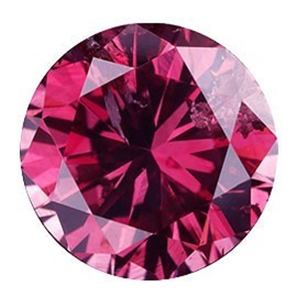 彩色鑽石散裝 SIquality 明亮式切割紫色 diac-pur 1.2 毫米 第1張的照片