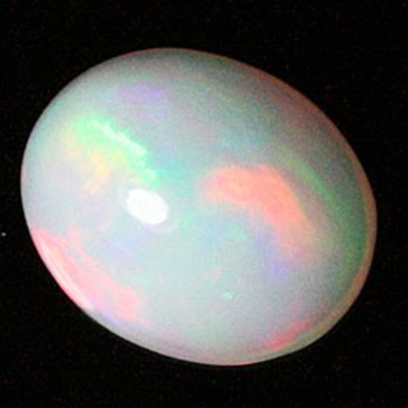 エチオピアオパール（opal）　ルース（オーバルカボション）　stg-114 2枚目の画像