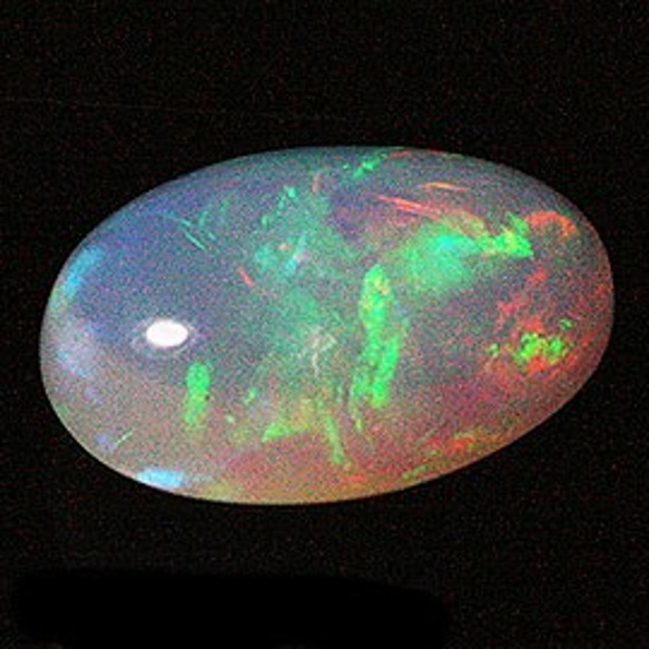 エチオピアオパール（opal）　ルース（オーバルカボション）　stg-107 4枚目の画像