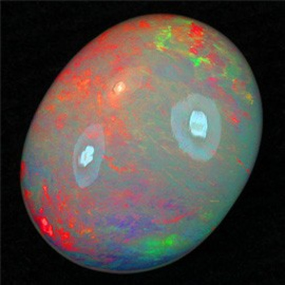 天然石 ルース　エチオピア産　天然クリスタルオパール（opal）　オーバルカット　or461 2枚目の画像