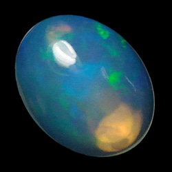 ウォーターオパール（Water opal）　ルース（オーバルカボション）　stg-190 2枚目の画像