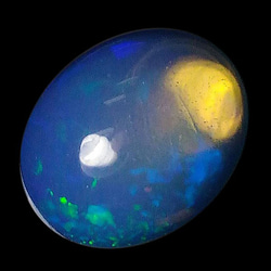ウォーターオパール（Water opal）　ルース（オーバルカボション）　stg-182 2枚目の画像