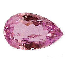 天然石　ルース　クンツァイト（Kunzite）　ペアシェイプカット　stg-ku-07