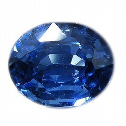 天然石材寬鬆有限公司藍寶石（藍寶石）露絲（橢圓形切割）GS-SP-1569 第1張的照片