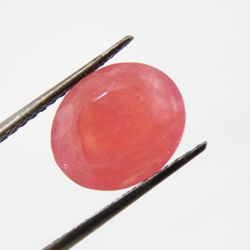 ロードクロサイト/インカローズ(Rhodochrosite) オーバルファセット 