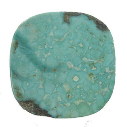 綠松石（綠松石）穩定處理露絲（墊凸圓形）TI-ST-109 第3張的照片