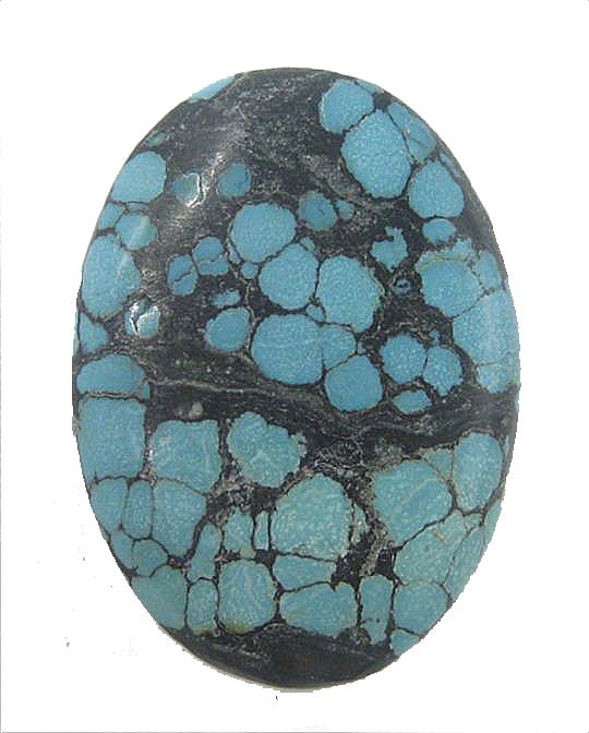 ターコイズ（Turquoise) スタビライズド処理 　ルース（オーバルカボション）　ti-st-74