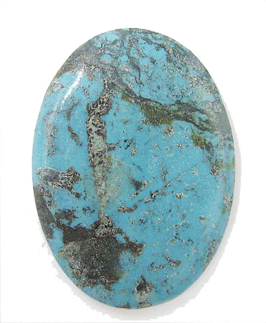 ターコイズ（Turquoise) スタビライズド処理 　ルース（オーバルカボション）　ti-st-67