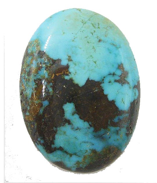 ターコイズ（Turquoise) スタビライズド処理 　ルース（オーバルカボション）　ti-st-68