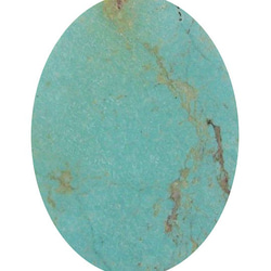 綠松石（綠松石）穩定處理露絲（橢圓形凸圓形）TI-ST-61 第3張的照片