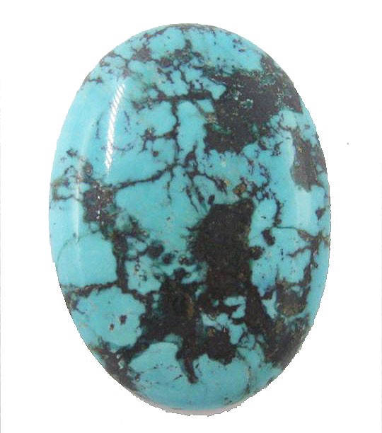 ターコイズ（Turquoise) スタビライズド処理 　ルース（オーバルカボション）　ti-st-57