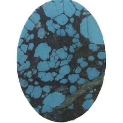 綠松石（綠松石）穩定處理露絲（橢圓形凸圓形）TI-ST-56 第3張的照片