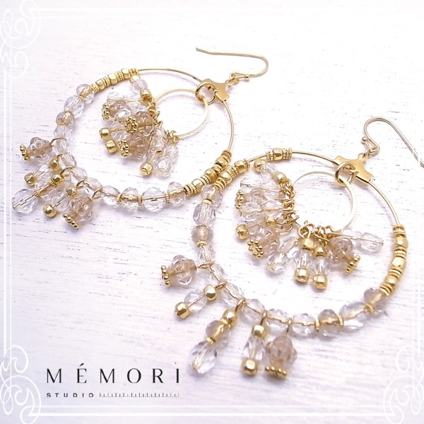 MEMORI STUDIO　[DEW SERIES #004] 　pierced earring　de-86-me-05