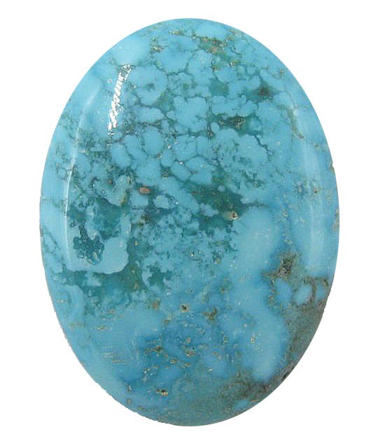 ターコイズ（Turquoise) スタビライズド処理 　ルース（オーバルカボション）　ti-st-52