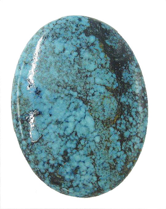 ターコイズ（Turquoise) スタビライズド処理 　ルース（オーバルカボション）　ti-st-47