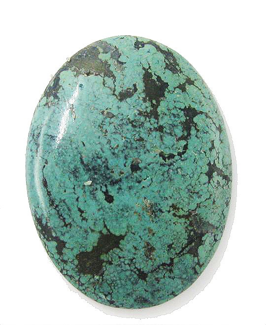 ターコイズ（Turquoise) スタビライズド処理 　ルース（オーバルカボション）　ti-st-40