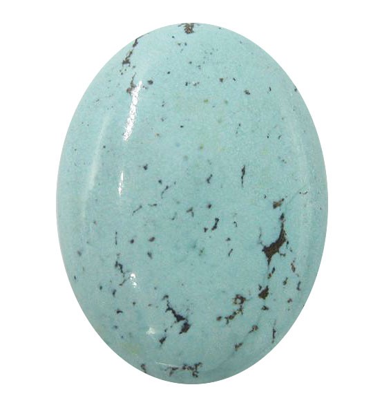 ターコイズ（Turquoise) スタビライズド処理 　ルース（オーバルカボション）　ti-st-14
