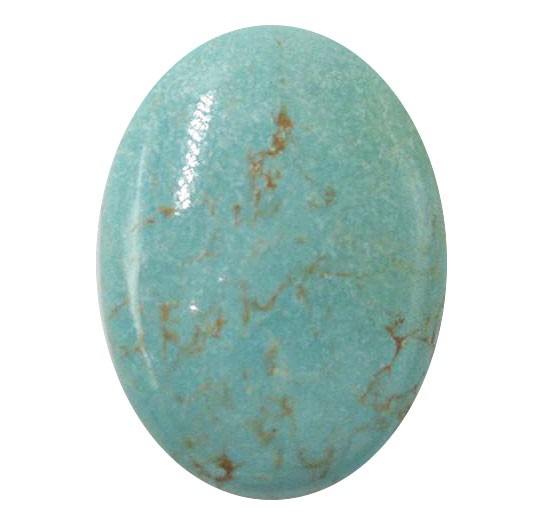 ターコイズ（Turquoise) スタビライズド処理 　ルース（オーバルカボション）　ti-st-15