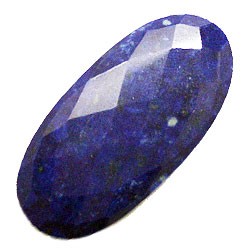 天然石ルース裸石　ラピスラズリ（Lapis lazuri）　ルース（チェッカーボードカボション）　ali-ll-54