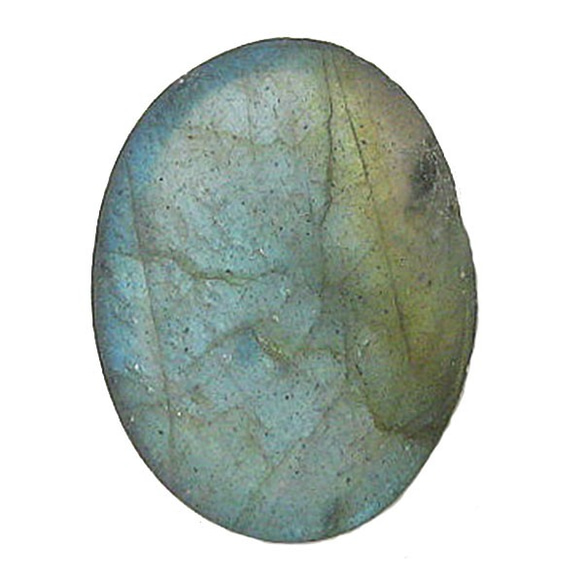 天然石材鬆散裸石拉長（拉長）露絲（橢圓形凸圓形）的TI-ST-197 第3張的照片