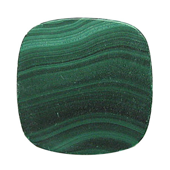 天然石材鬆散裸石孔雀石（孔雀石）露絲（墊凸圓形）的TI-ST-263 第3張的照片