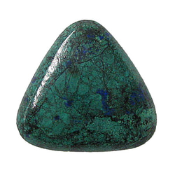 天然石材鬆散裸石藍銅礦（藍銅礦）露絲（Trilj螞蟻凸圓形）的TI-ST-398 第1張的照片