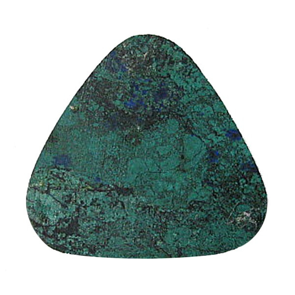 天然石材鬆散裸石藍銅礦（藍銅礦）露絲（Trilj螞蟻凸圓形）的TI-ST-398 第3張的照片